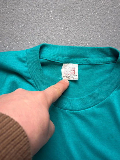 Vintage 80s Single Stitch Pocket T Shirt XL