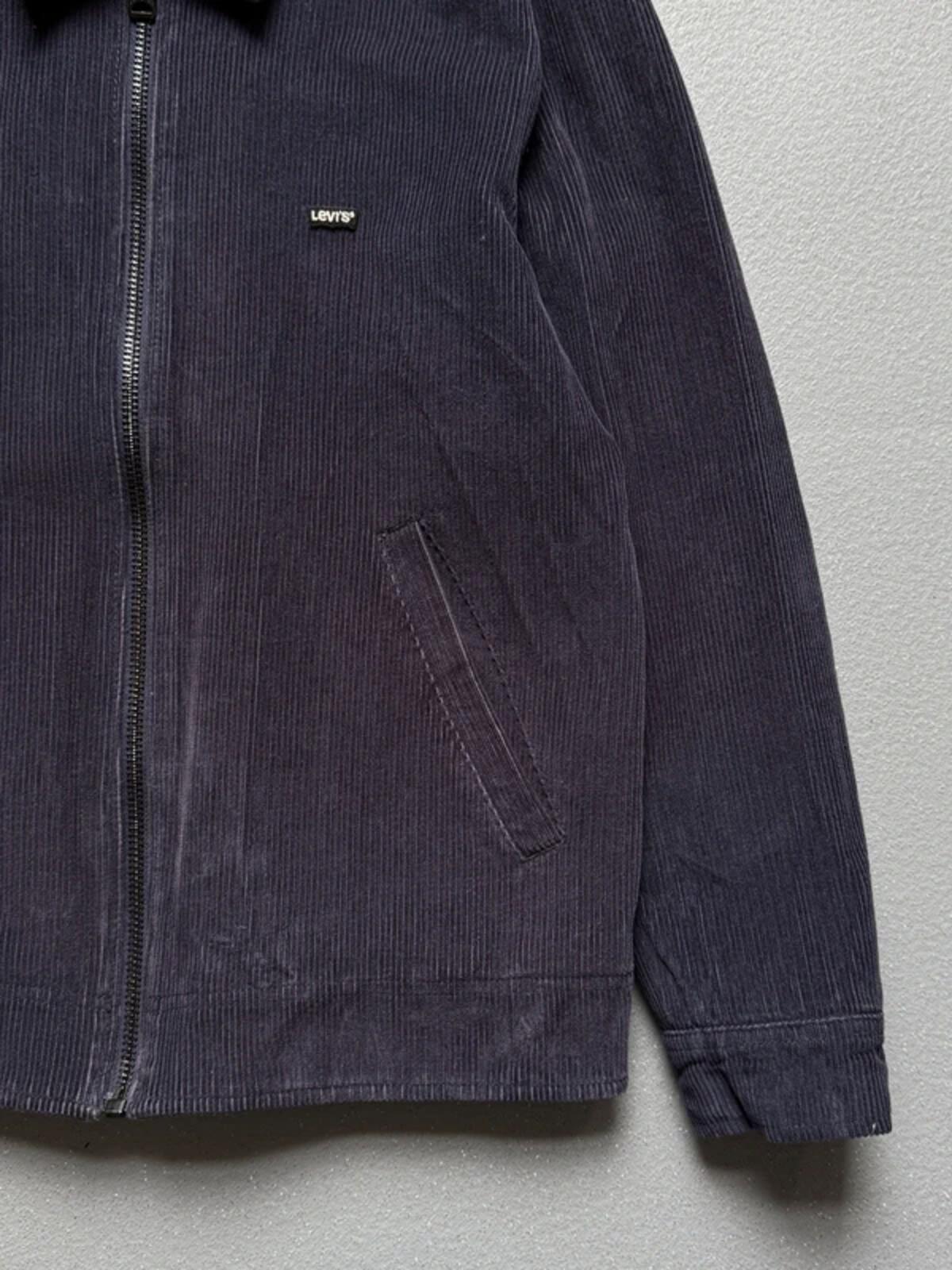 Levi’s Corduroy Zip Bomber Jacket Navy Small
