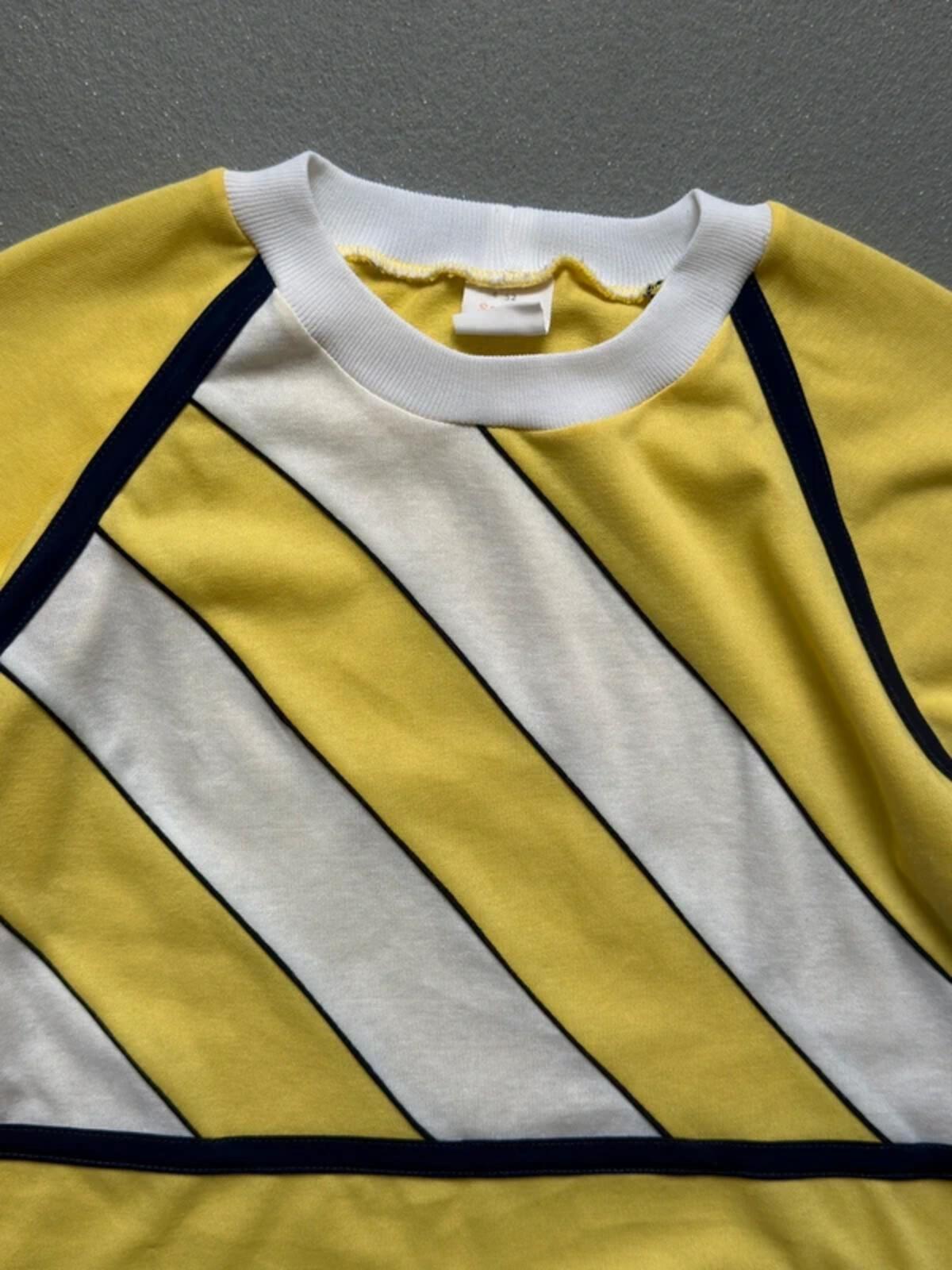 Vintage 80s Ringer T Shirt Large