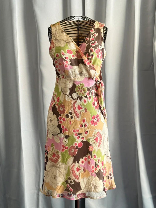 Y2K Asymmetrical Japanese Style Sleeveless Dress Size 8/10