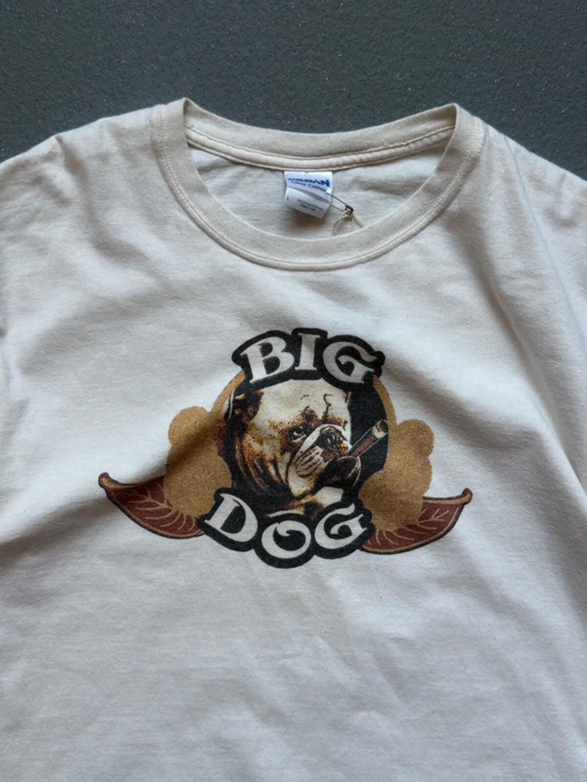 Y2K English Bulldog T Shirt Large
