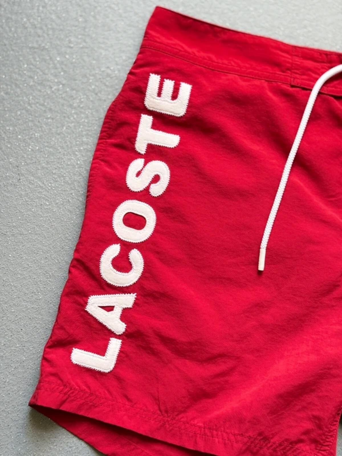 Lacoste Swim Boards Shorts Medium Red