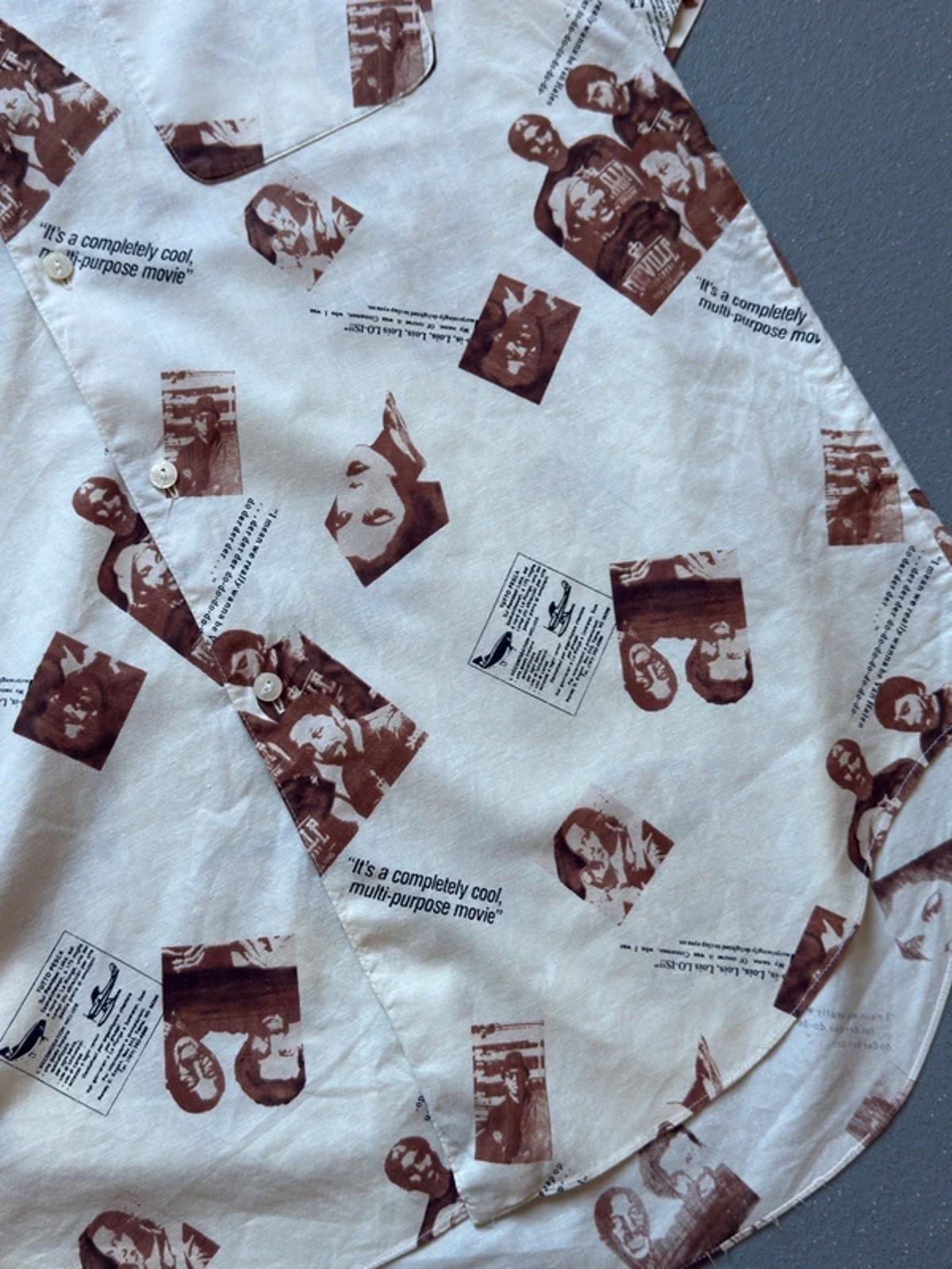 Vintage 80s Photo Print Shirt XL