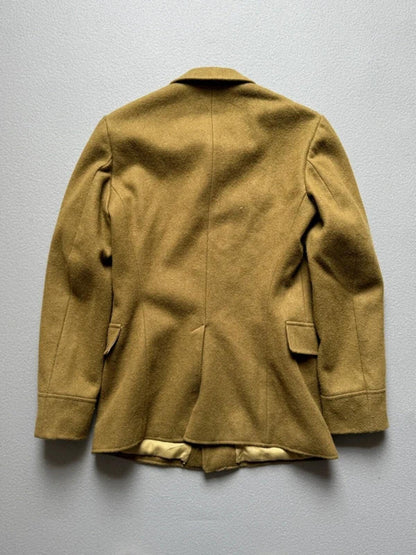 1980s Vintage Romanian Military Wool Jacket Small
