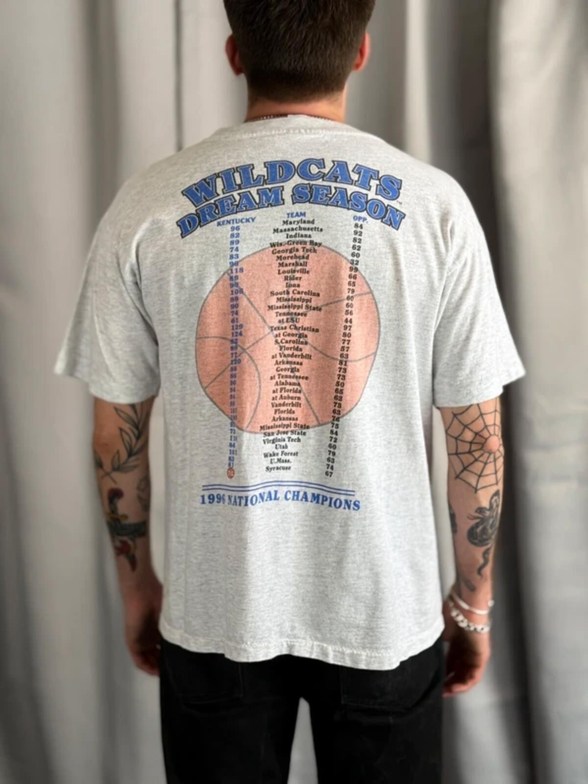 Vintage Single Stitch Kentucky Basketball T Shirt Large