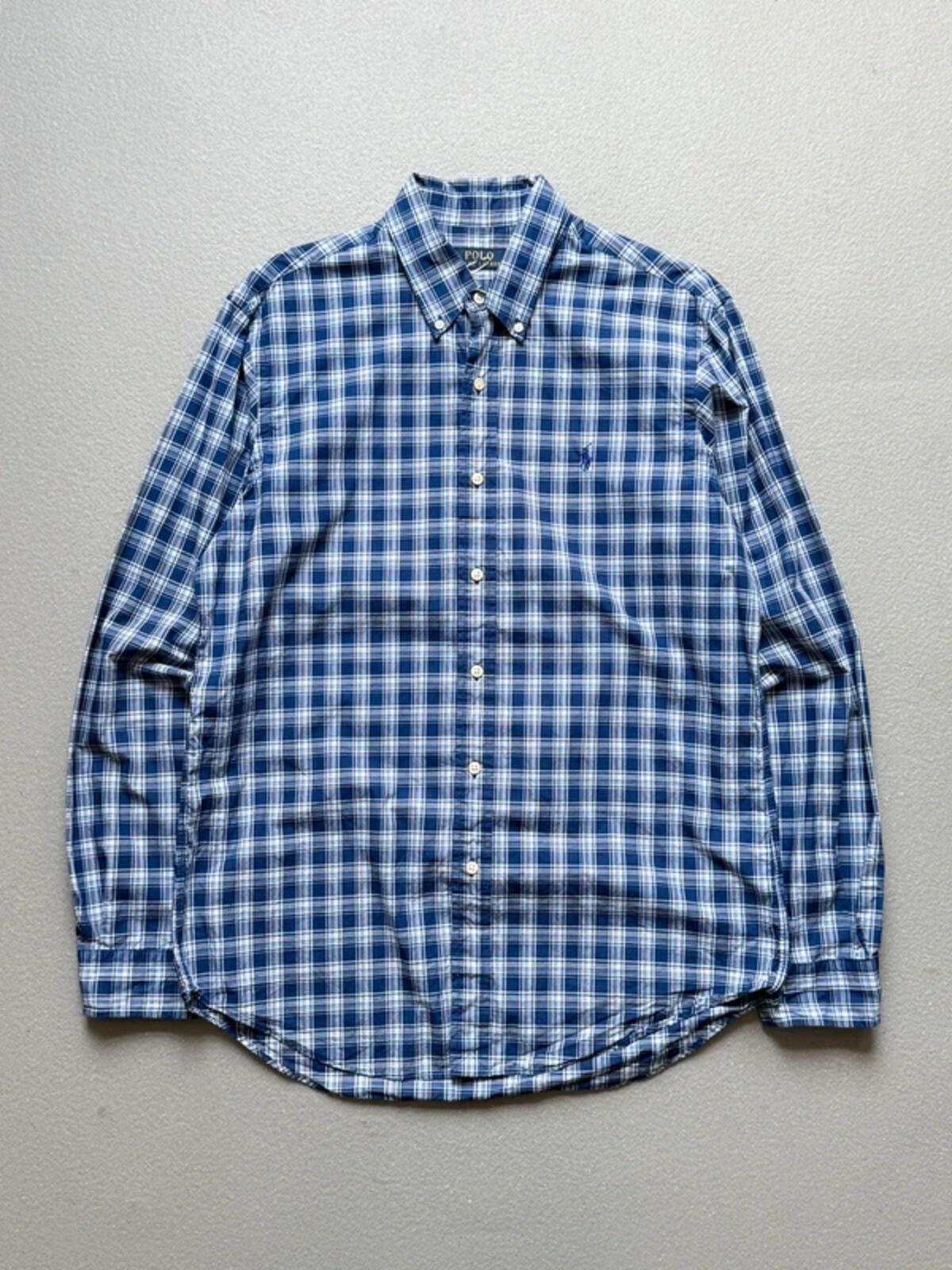 Polo Ralph Lauren Blue Check Shirt Medium