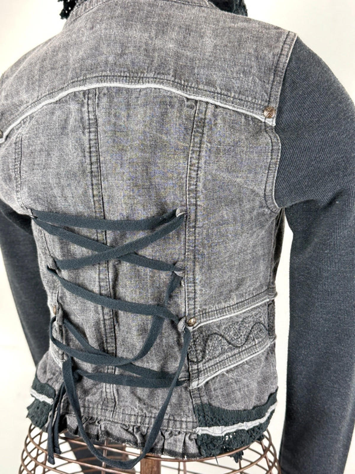 Y2K Cropped Gothic Blazer Jacket XS