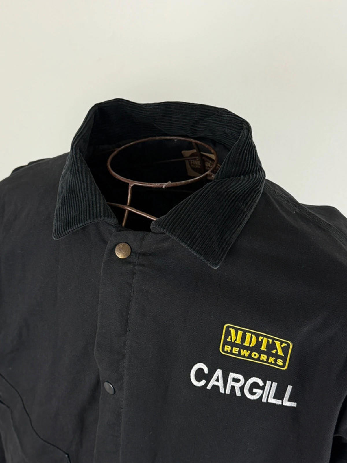 Cropped Black Detroit Work Jacket Large