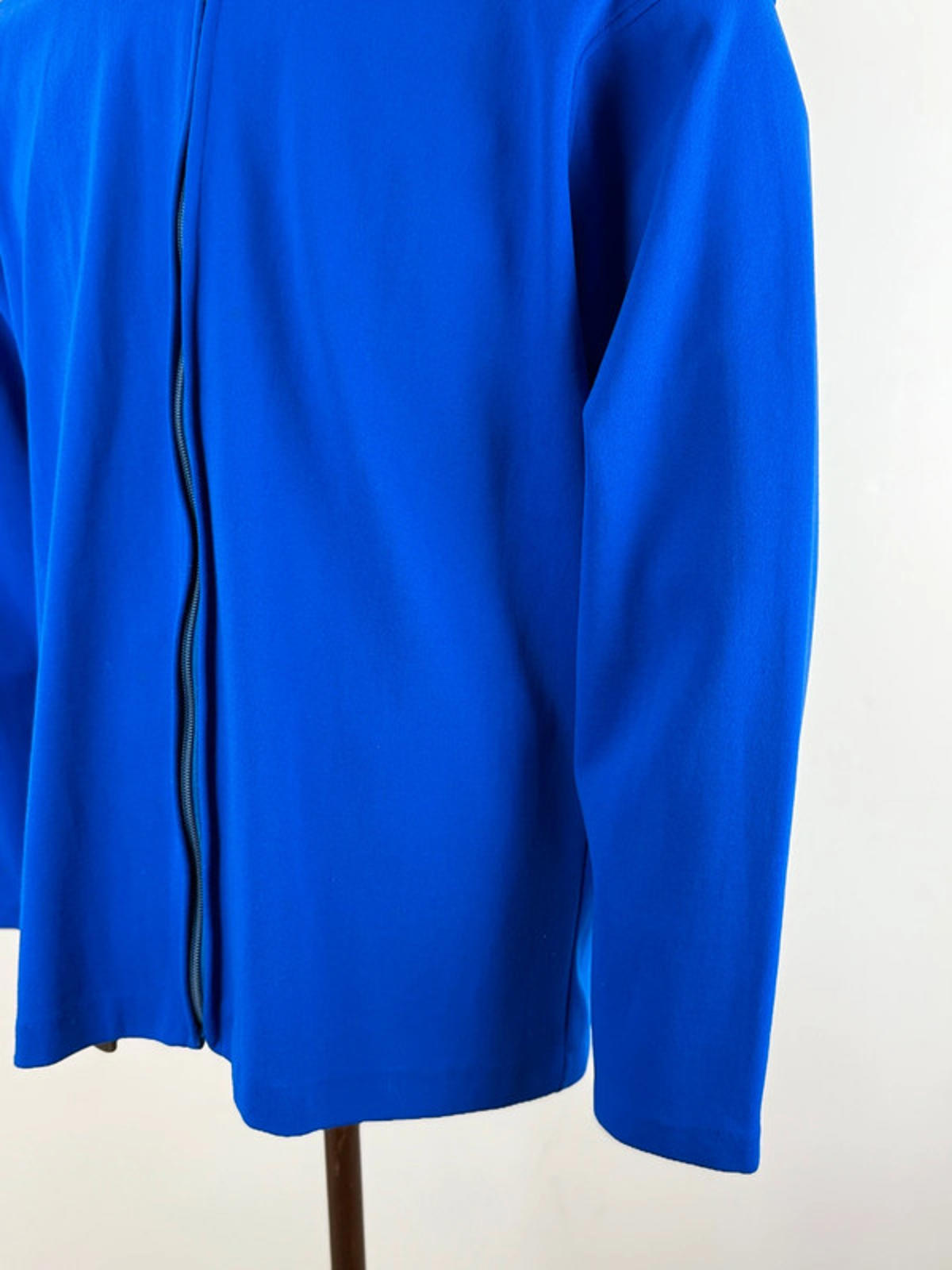 1970s Track Jacket Full Zip Royal Blue Large