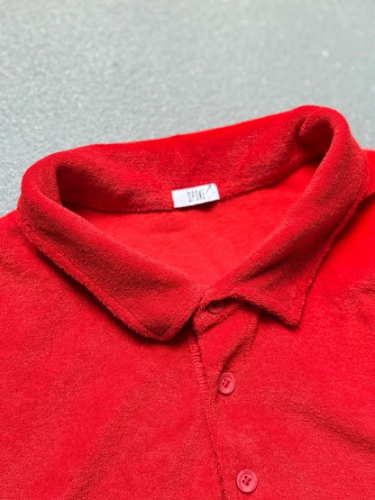 Spoke Jersey Towel Polo Shirt XL