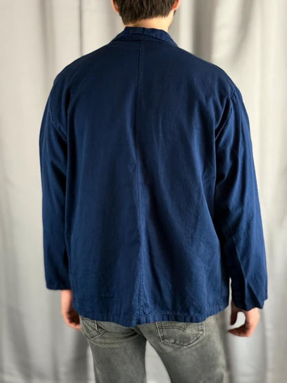 Navy French Work Jacket XL Vintage