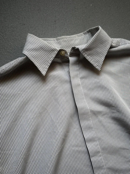 90s Next Vintage Casual Short Sleeve Check Shirt Large