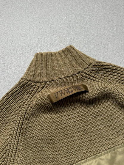 Diesel Archive Cropped Cable Knit Utility Jacket Small