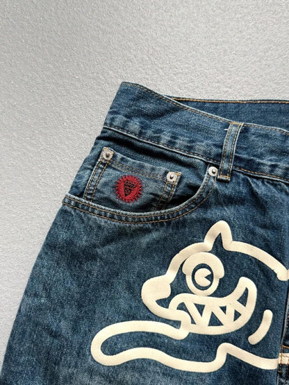 BBC Ice Cream Running Dog Jeans 32”