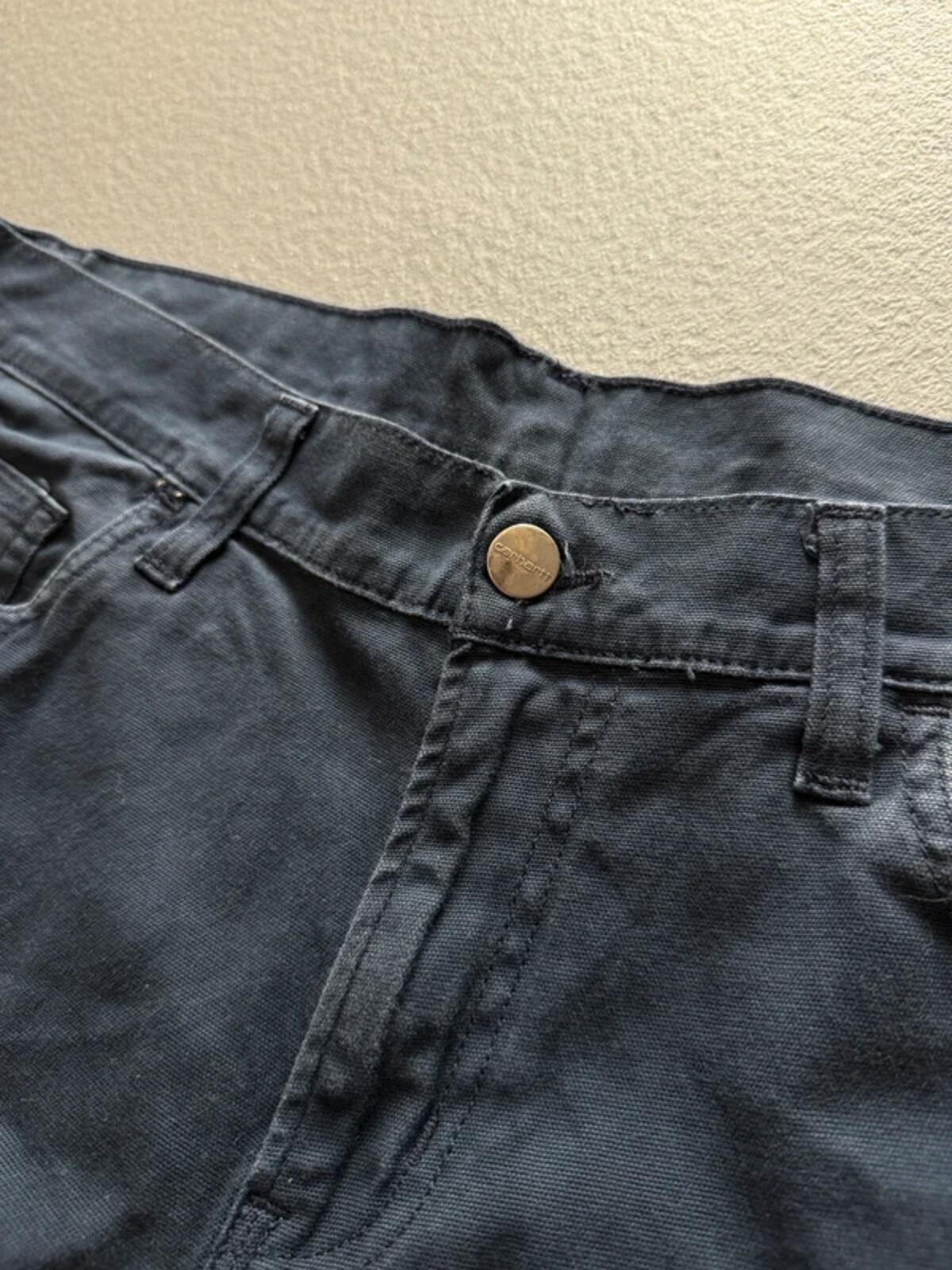 Carhartt Navy Rebel Pant Canvas 33 x 34