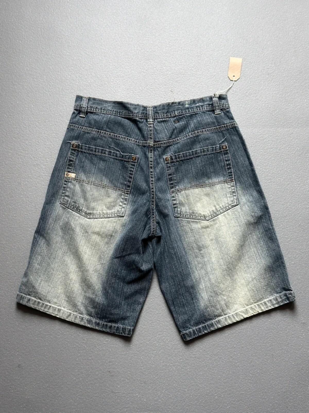 Southpole Faded Blue Jorts 35”