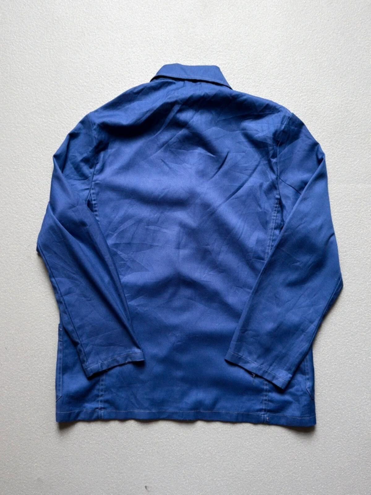 Vintage Blue Euro Work Jacket Large