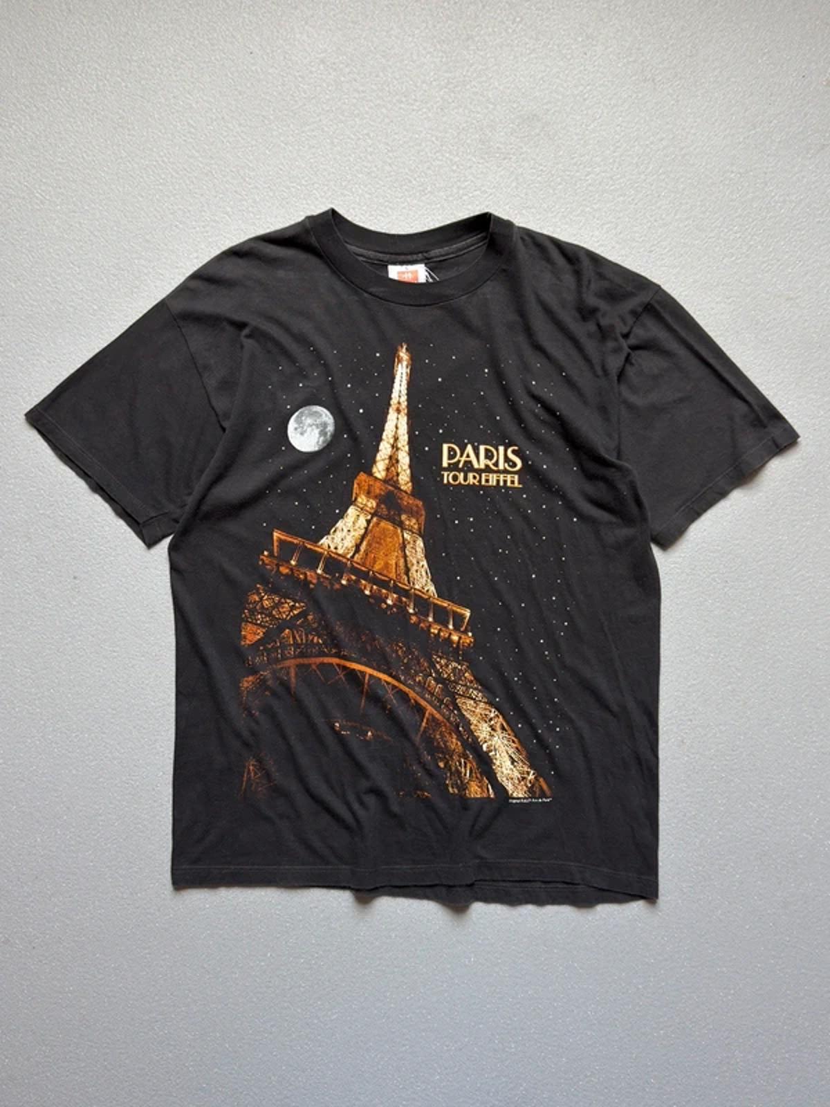 Vintage 90s Eiffel Tower Paris T Shirt Large