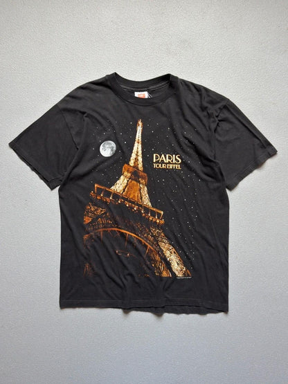 Vintage 90s Eiffel Tower Paris T Shirt Large