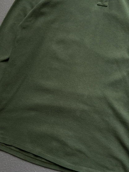 Paul Smith Zebra Long Sleeve Green Polo Shirt Medium