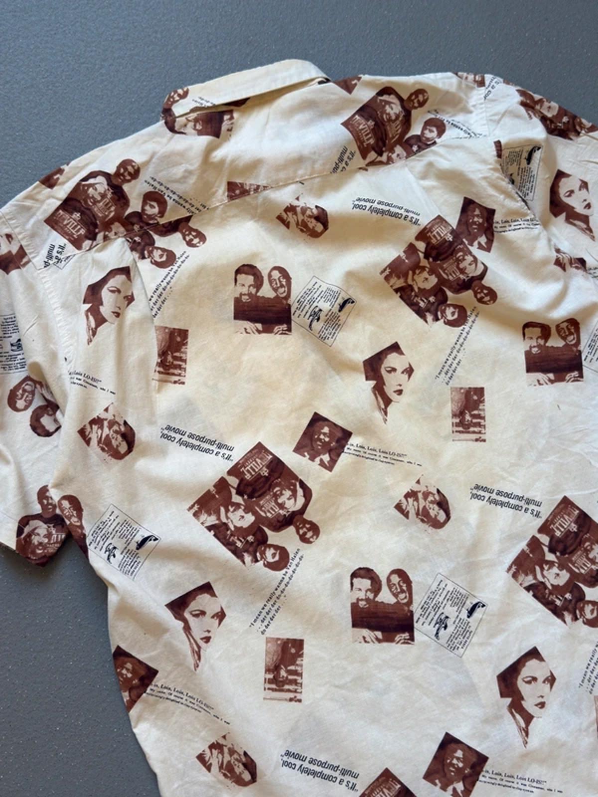 Vintage 80s Photo Print Shirt XL