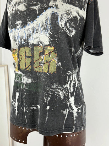 Roberto Cavalli Tiger Print T Shirt XL Ladies