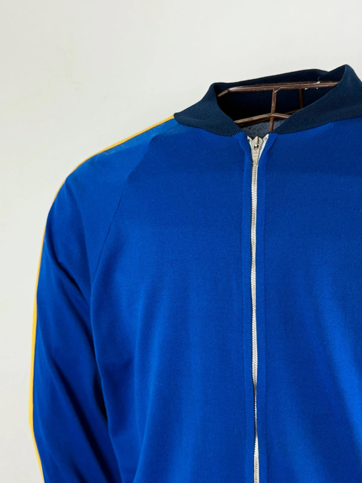 70s Vintage Track Bomber Jacket Medium