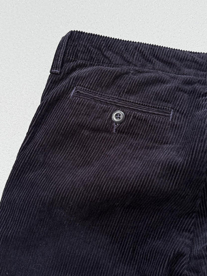 Carhartt WIP Black Corduroy Club Pants 31x32 Straight Leg Trousers