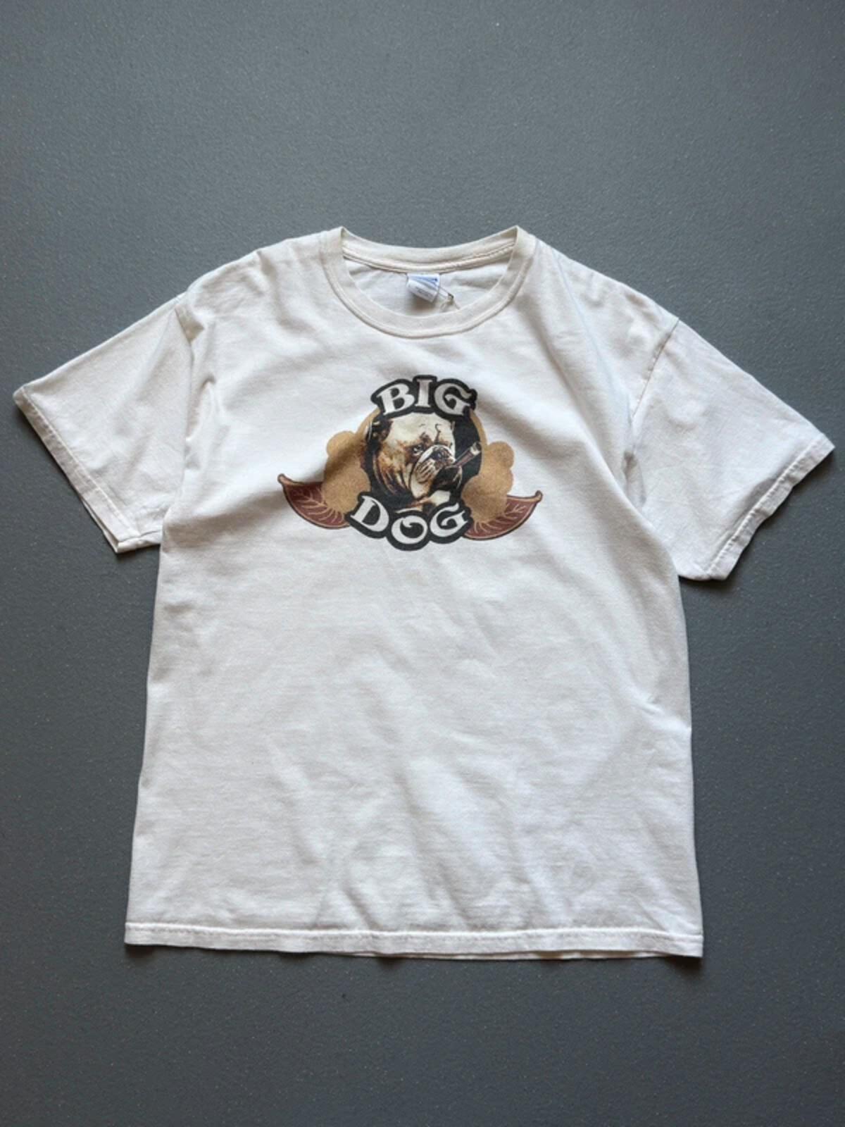 Y2K English Bulldog T Shirt Large