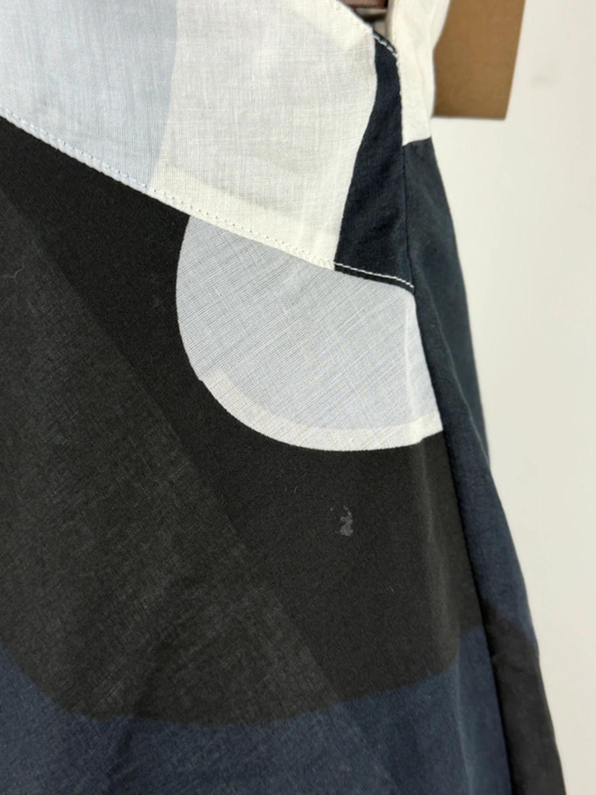 Armani Rope Straps Mini Dress Asymmetrical Cotton y2k 2000s XS