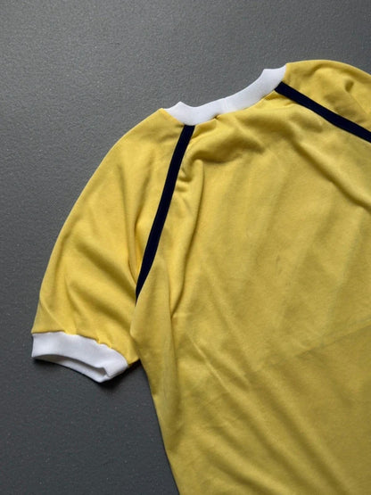 Vintage 80s Ringer T Shirt Large