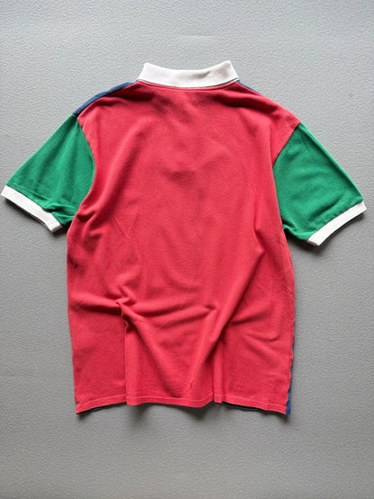 Vintage Fred Perry Colour Block Polo Shirt Made in England Men’s XL