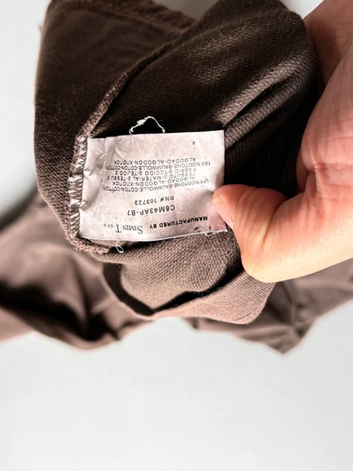 Armani 2000s Utility Hoodie XL Brown