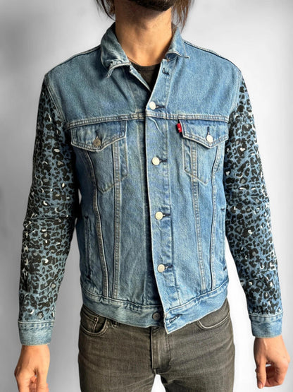 Levi’s Western Custom Painted Denim Jacket Medium