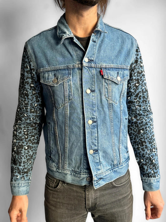Levi’s Western Custom Painted Denim Jacket Medium