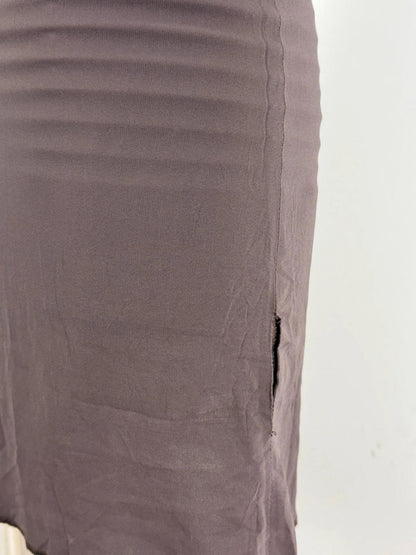 Pinko Backless Halter Neck Dress Size 8 Y2K Brown