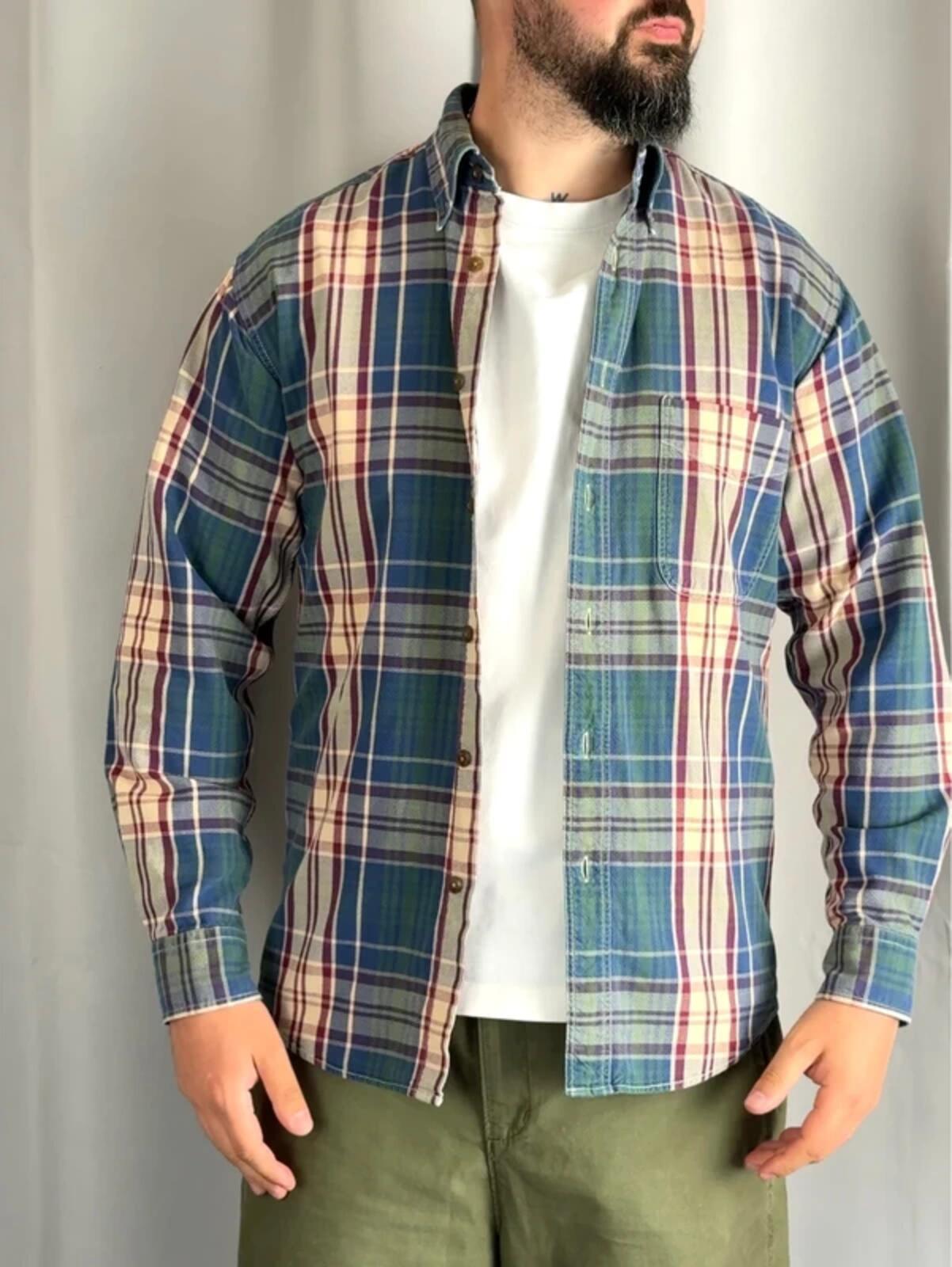 M&S St Michael Vintage Check Shirt Small