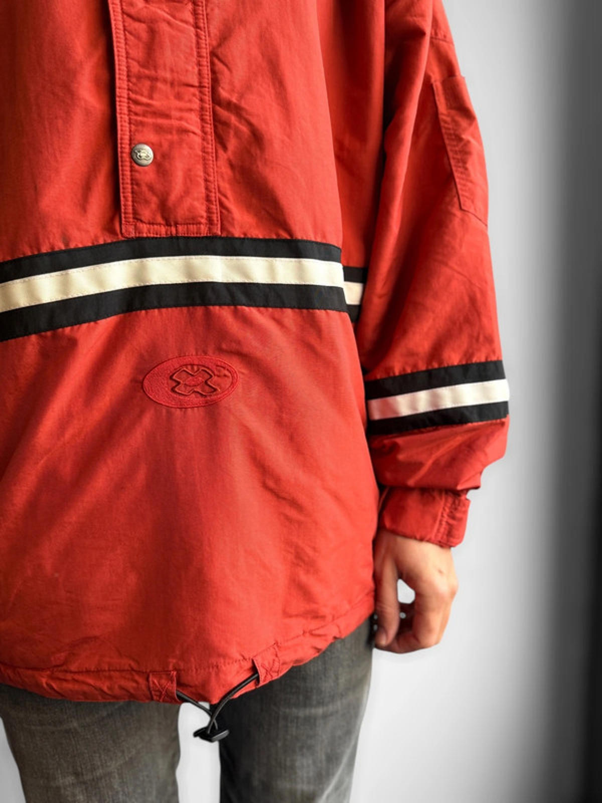 Y2K Pullover Ski Streetwear Smock Jacket XXL