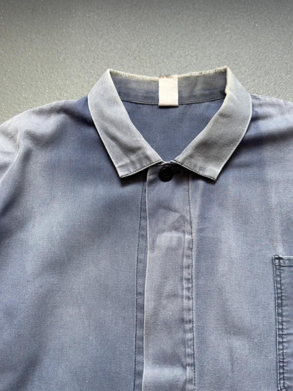 Vintage 70s Sun Faded French Work Jacket XL