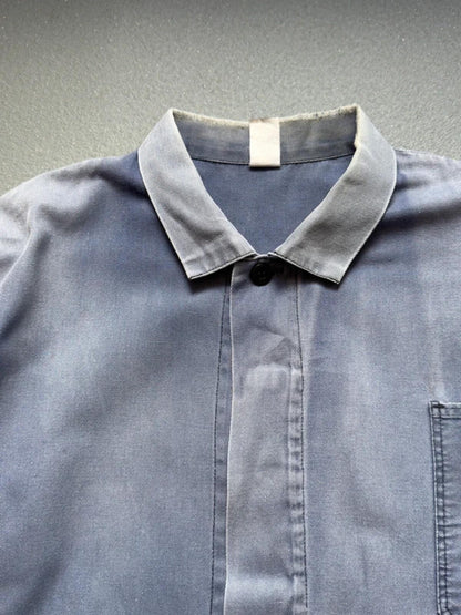 Vintage 70s Sun Faded French Work Jacket XL
