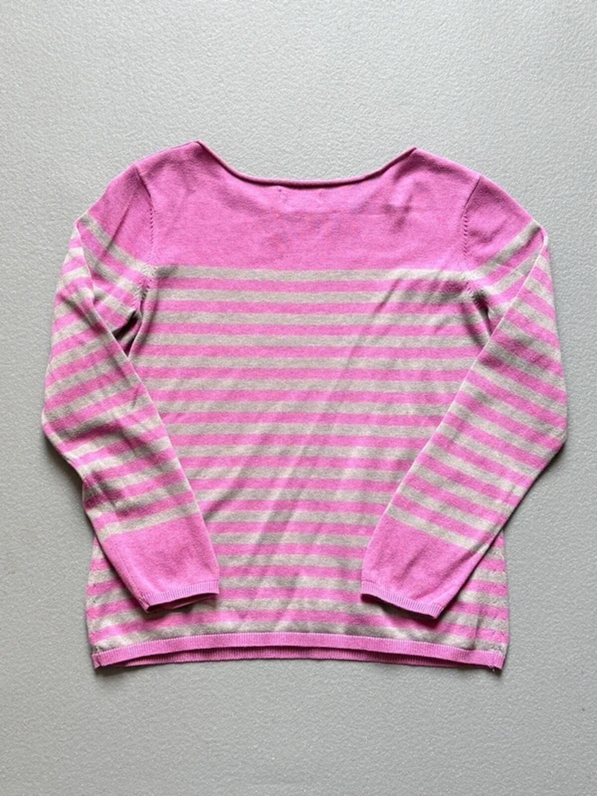 Seasalt Striped Poppy Top Size 16 Marina Style