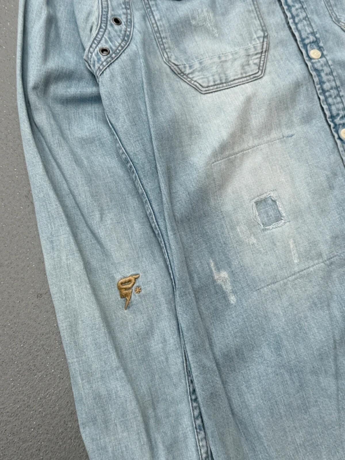 G-Star Raw Restored Denim Shirt Small