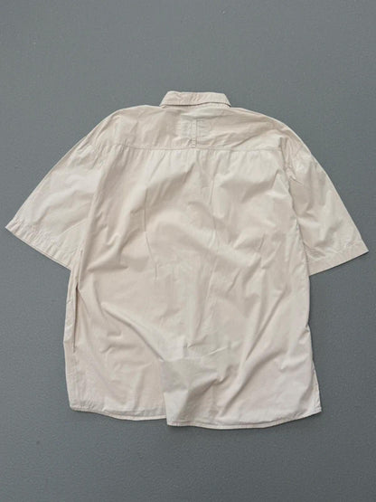 80s Vintage Utility Shirt Short Sleeve XL