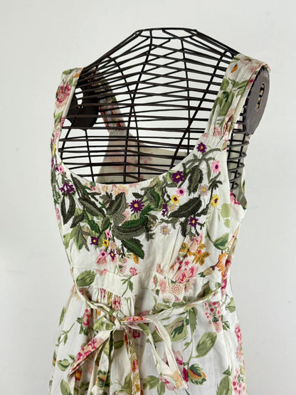Rocha John Rocha Floral Embroidered Y2K Dress Size 14