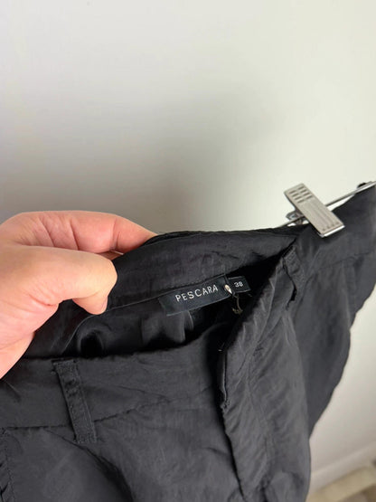 Y2K Baggy Cargo Nylon Trousers Size 10