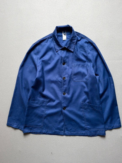 Vintage Blue Euro Work Jacket Large
