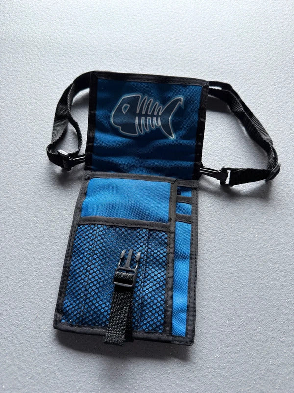 Fishbone Y2K Blue Utility Side Bag / Festival Bag