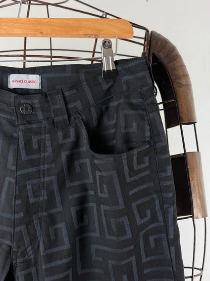 Versace Monogram Straight Men’s Trousers 32”