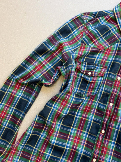 Hollister Y2K Check Shirt Large Ladies