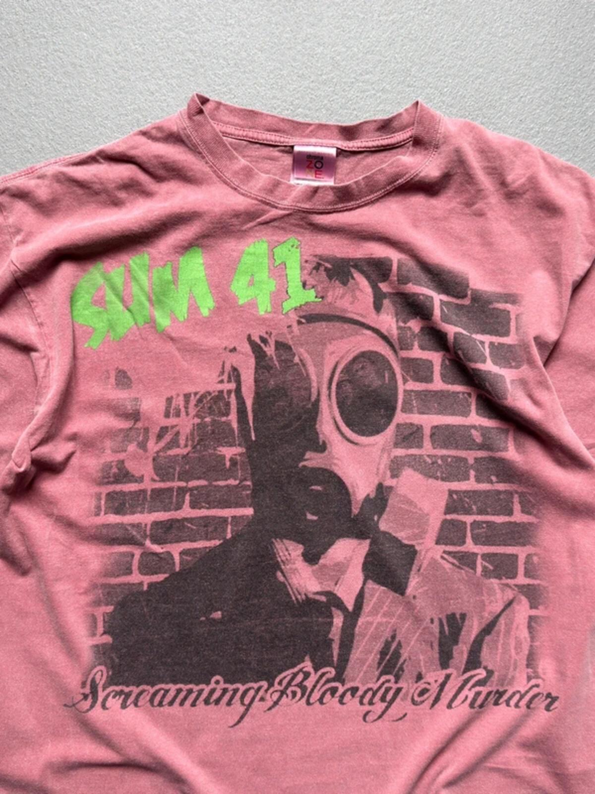 Sun 41 European Tour 2011 T Shirt Medium / Large